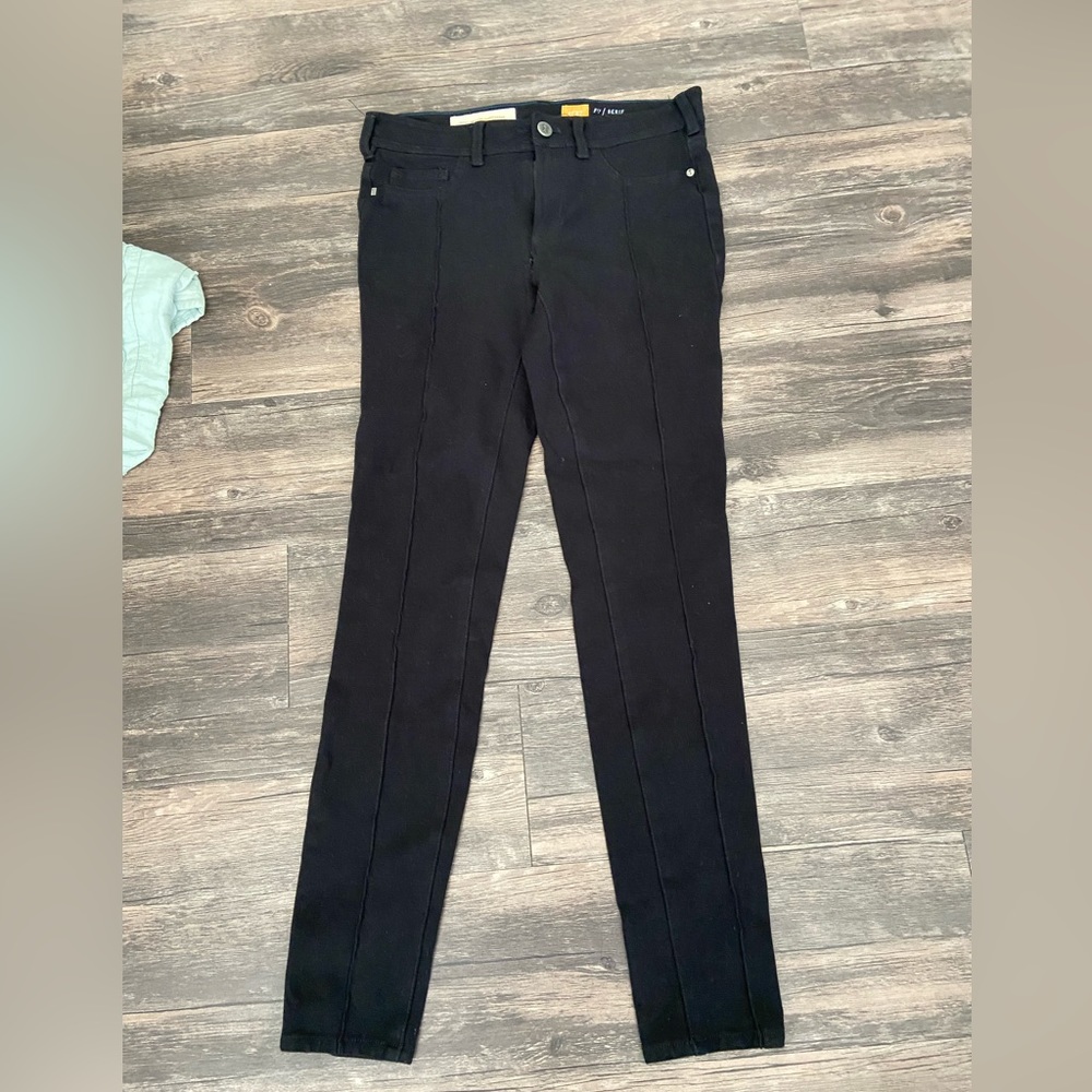 Anthropologie black stretch skinny pants, size 27
